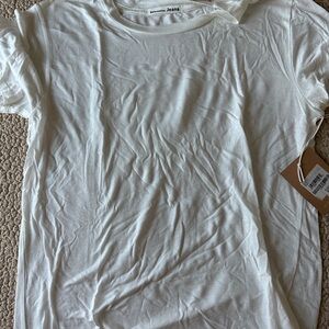 Reformation Cream Short Sleeve Tee